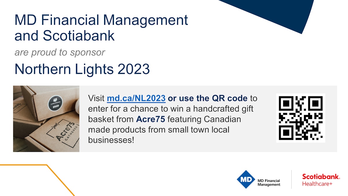 Enter to Win! MD Financial Management and Scotiabank Healthcare+ Gift Basket