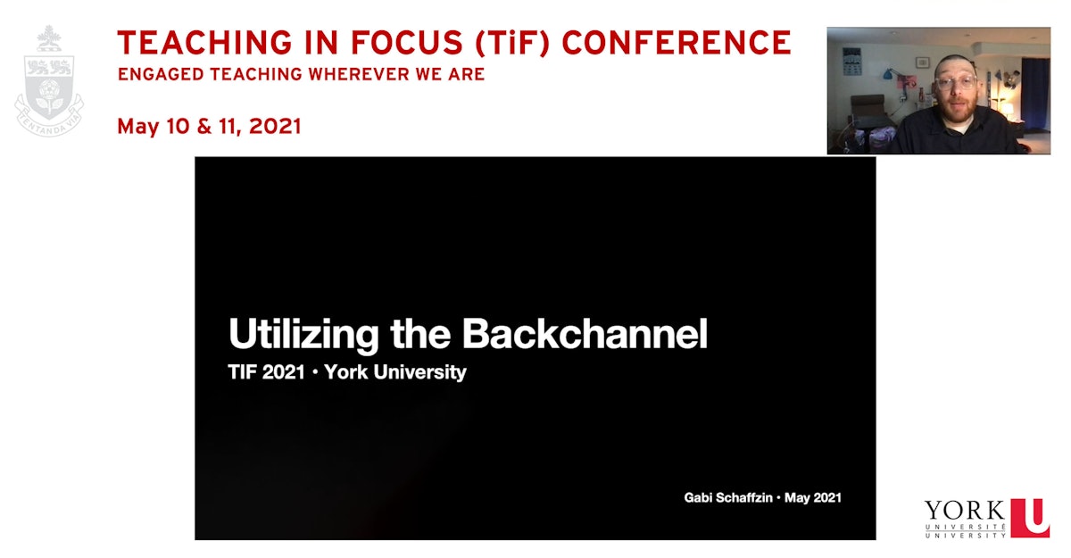 New Practices I Will Carry Forward: Utilizing the Backchannel