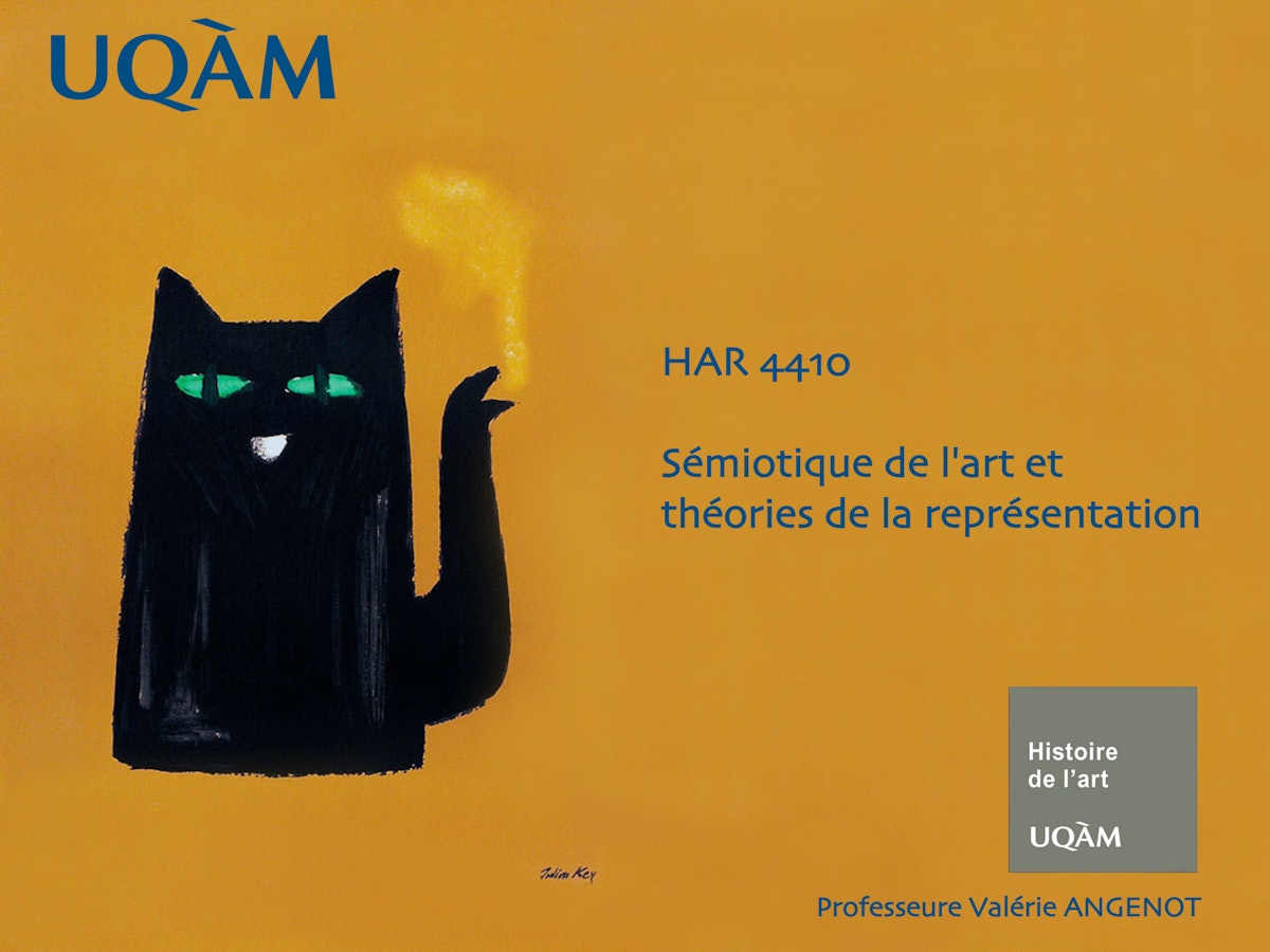 HAR 4410 – Sémiotique de l'art et théories de la représentation