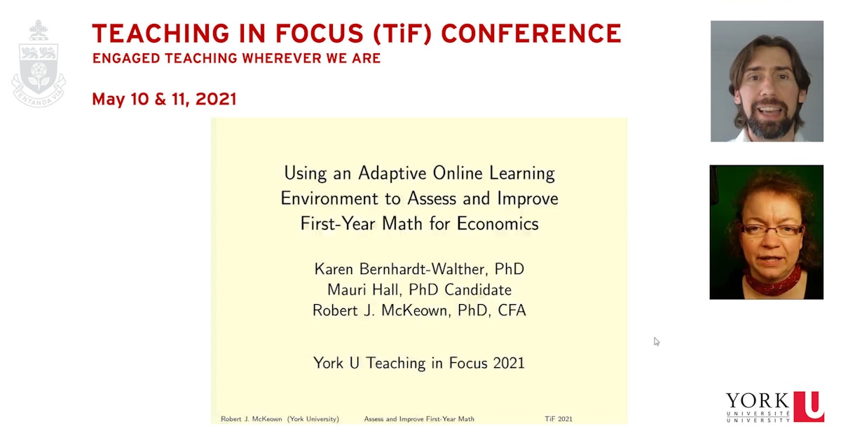 AIF Featured Talks: Using an Adaptive Online Learning Environment