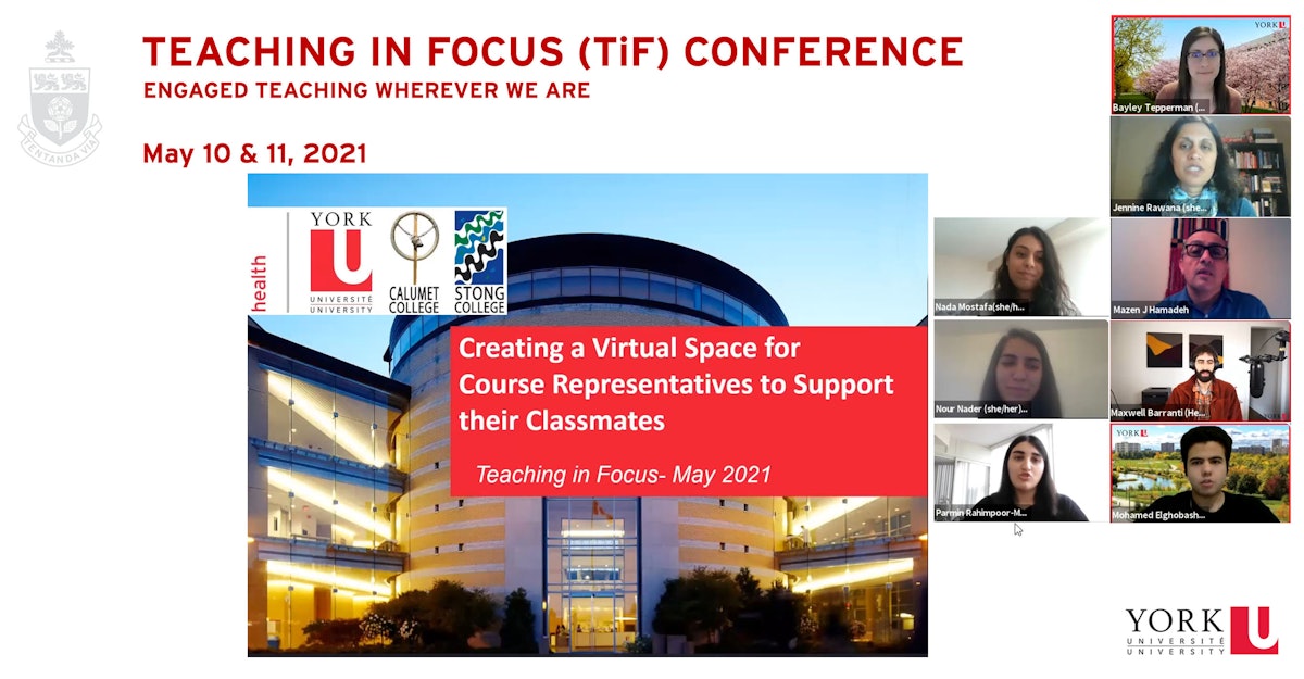 Something Worth Pondering: Creating a Virtual Space for Course Representatives